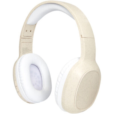 Auriculares Bluetooth® de paja de trigo con micrófono 