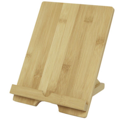Soporte de bambú para tableta 