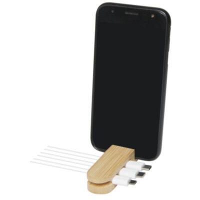 Organizador de cables de bamb&uacute; "Edulis"