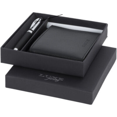 Set de regalo de bolígrafo y cartera 