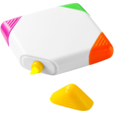 Marcador fluorescente cuadrado 