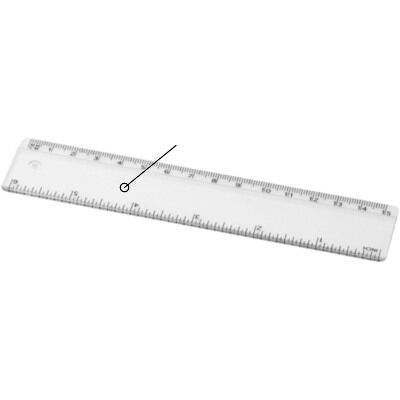 Regla de plástico de 15 cm 