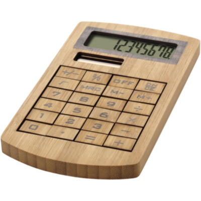 Calculadora de bambú 