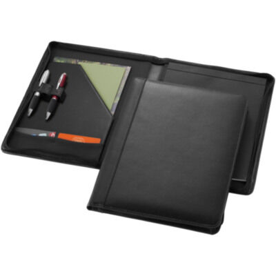 Portafolios A4 en piel con cremallera 