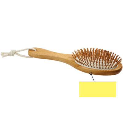 Cepillo de pelo masajeador de bambú 