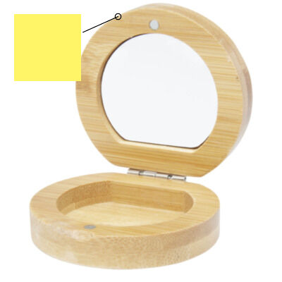 Espejo de bolsillo de bambú 