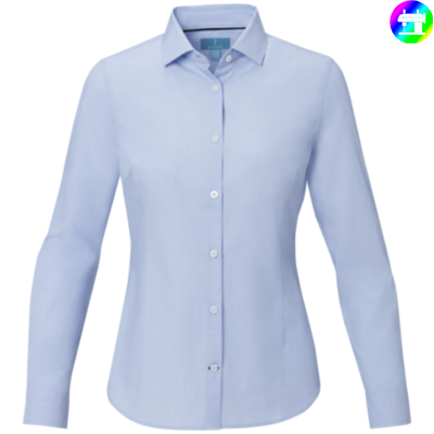 Camisa orgánica de manga larga para mujer
