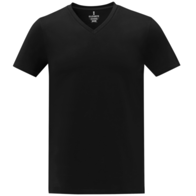 Camiseta de manga corta y cuello en V para hombre 