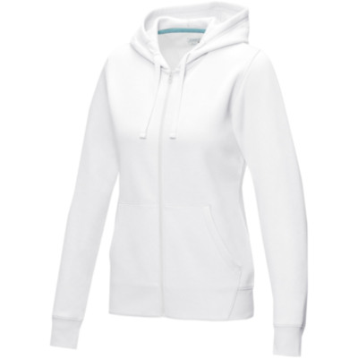 Sudadera con capucha y cremallera completa de orgánico para mujer 