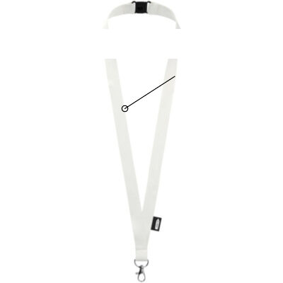 Lanyard de PET reciclado con cierre independiente 