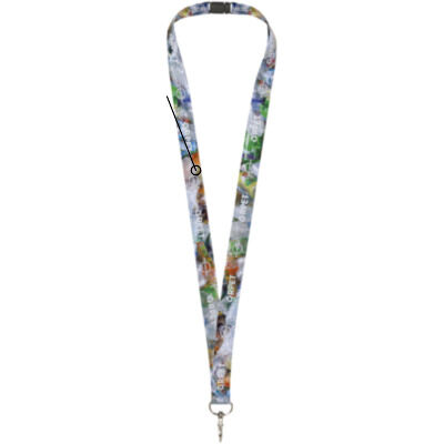 Lanyard de PET reciclado para sublimación por ambas caras 