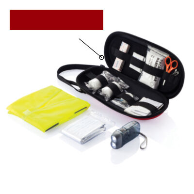 Kit primeros auxilios de 47 piezas para coche