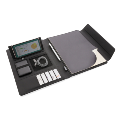 Portafolio de carga inalámbrica Fiko A4 con powerbank