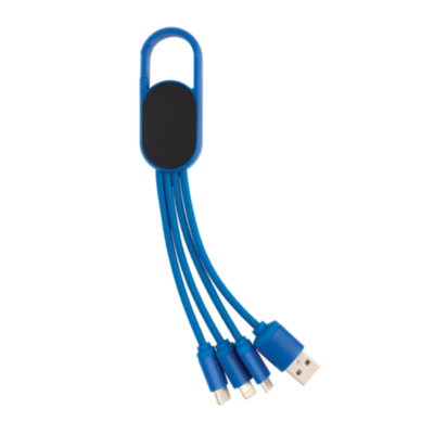 Cable 4 en 1 con clip