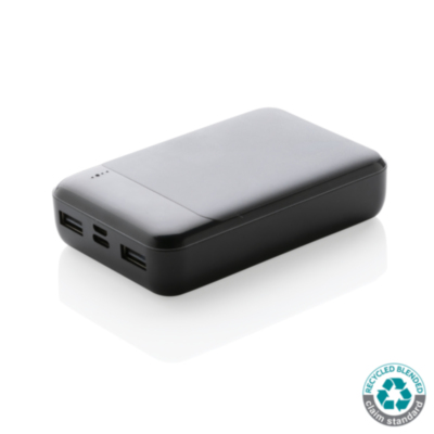 Powerbank de plástico reciclado RCS de 10.000 mAh Powerbank de plástico reciclado RCS de 10.000 mAh