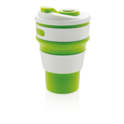 Taza plegable de silicona