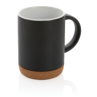 Taza de cer&aacute;mica con base de corcho