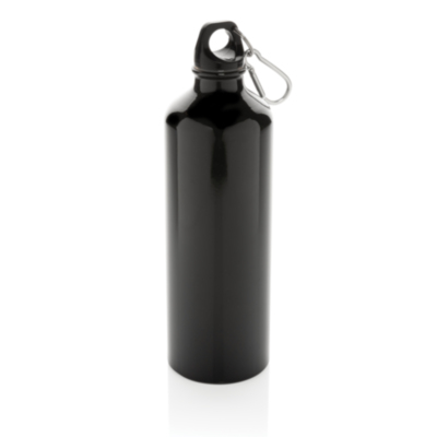 Botella de agua XL de aluminio con mosquetón