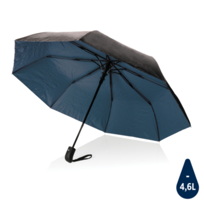 Mini paraguas 21" de 190T RPET bicolor Impact AWARE ™