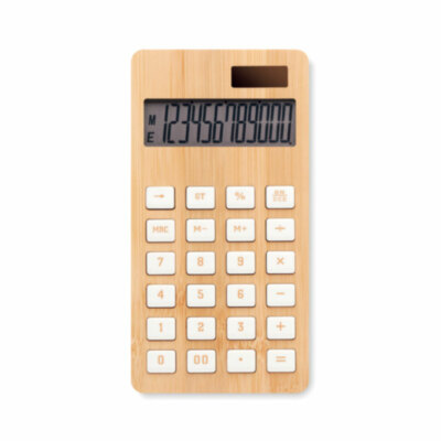 Calculadora bambú de 12 dígitos