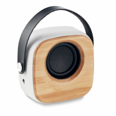 Altavoz de bambú inalámbrico
