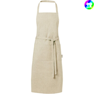 Delantal de algodón reciclado de 200 g/m² 