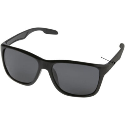 Gafas de sol deportivas polarizadas en estuche de plástico reciclado 