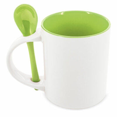 MUG SUBLIMACION REDONDA CON CUCHARA "NEIVA"