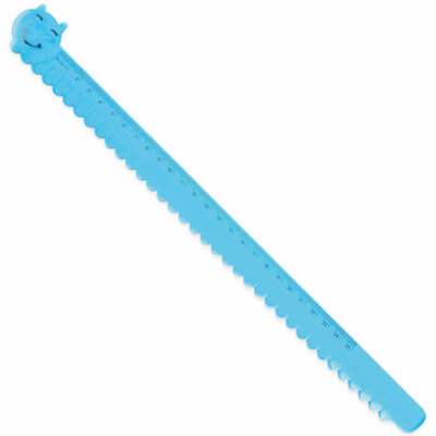 REGLA FLEXIBLE GUSANITO ROSA