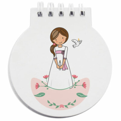 LIBRETA COMUNIÓN NIÑA 