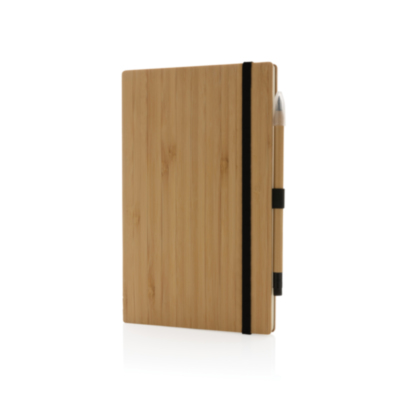 Set de cuaderno y lápiz infinito de bambú FSC®