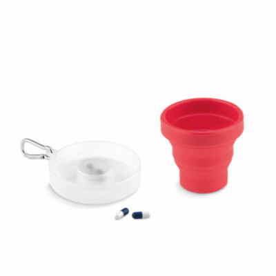 Vaso plegable de silicona